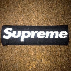 NOT FOR SALE. SUPREME headband. In details for how to check authentic when buyin